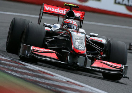 Kovalainen en la pista