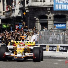 Alonso por las calles de Oviedo