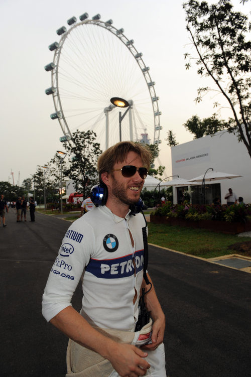 Heidfeld en Singapur