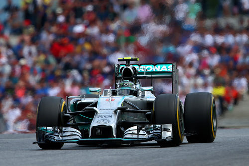 Nico Rosberg calificó de "sencillo" el GP de Austria