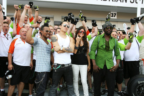 Los Black Eyed Peas en Singapur