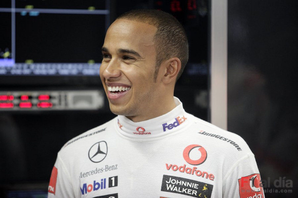 Hamilton contento con su pole