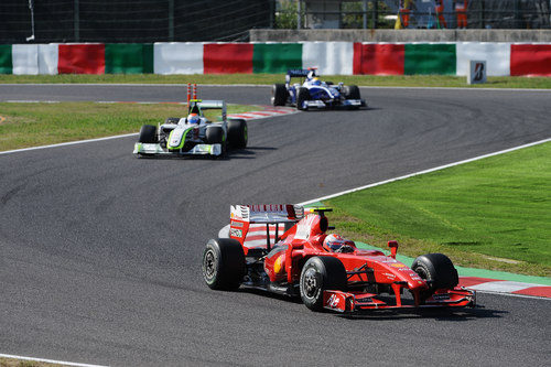 Raikkonen en la pista