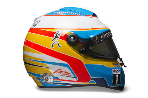 Casco de Fernando Alonso