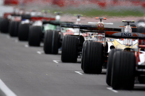 Parrilla de salida del GP de Canadá