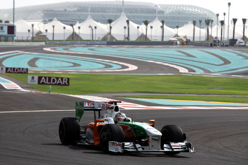 Sutil en Abu Dhabi