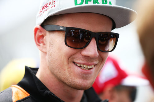 Nico Hülkenberg está sonriente antes de disputar el GP de Canadá 2015