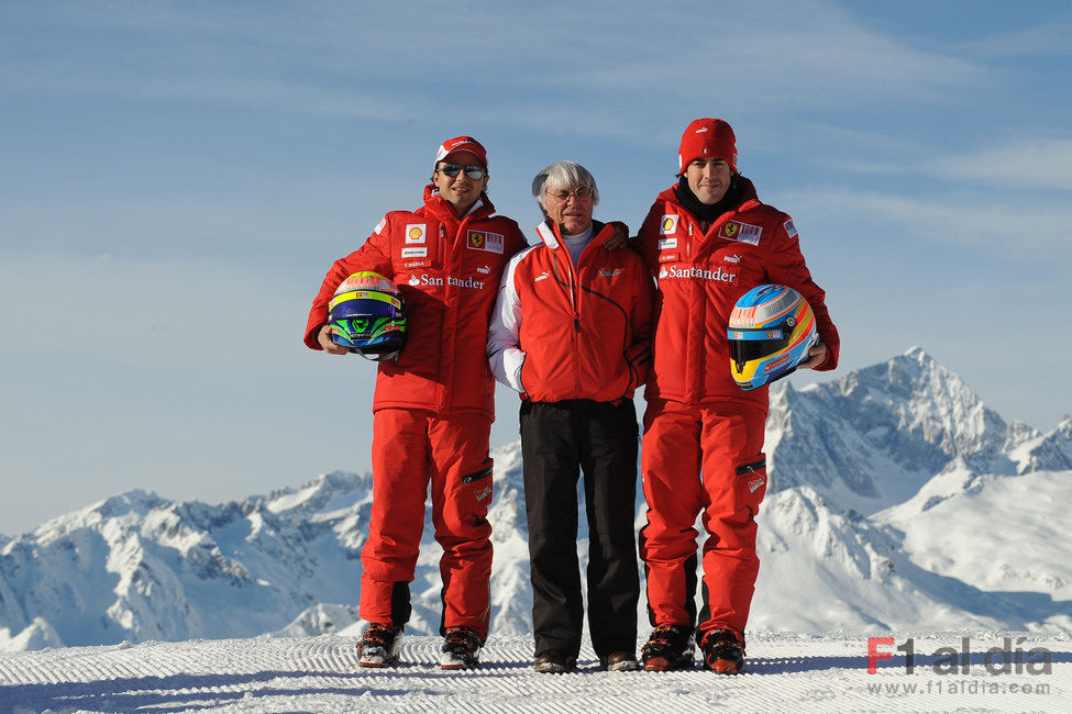 Massa, Ecclestone, Alonso y los nuevos cascos