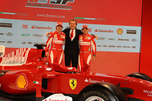 Alonso, Montezemolo y Massa