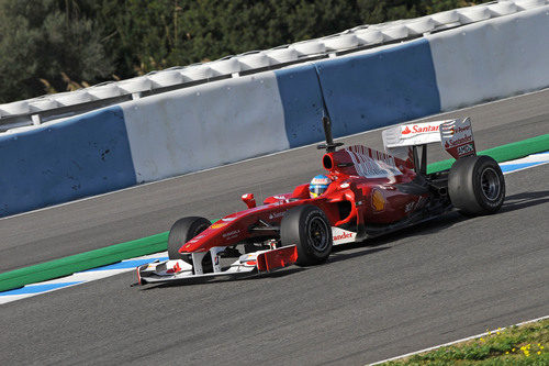 Últimas vueltas de Alonso en Jerez