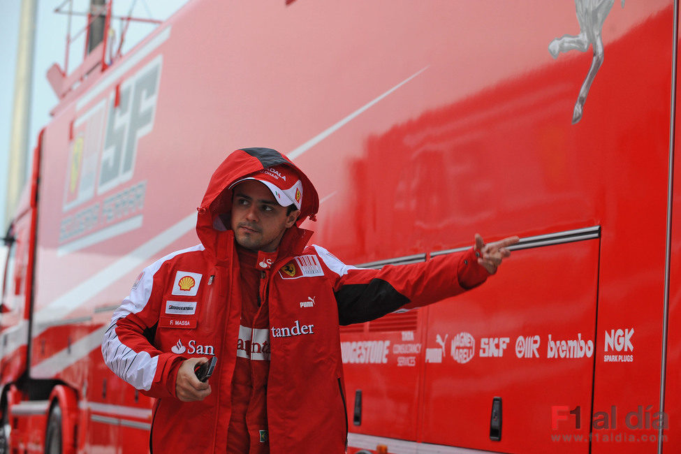 Felipe Massa llega a Jerez