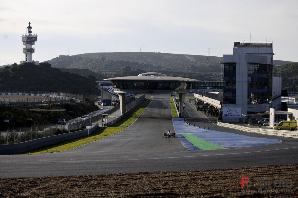 Alonso en la pista jerezana