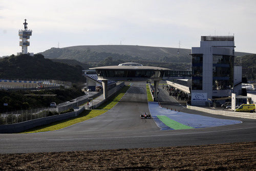 Alonso en la pista jerezana