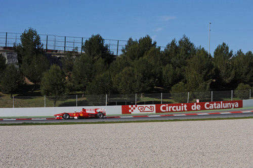 Ferrari en el Circuit de Catalunya