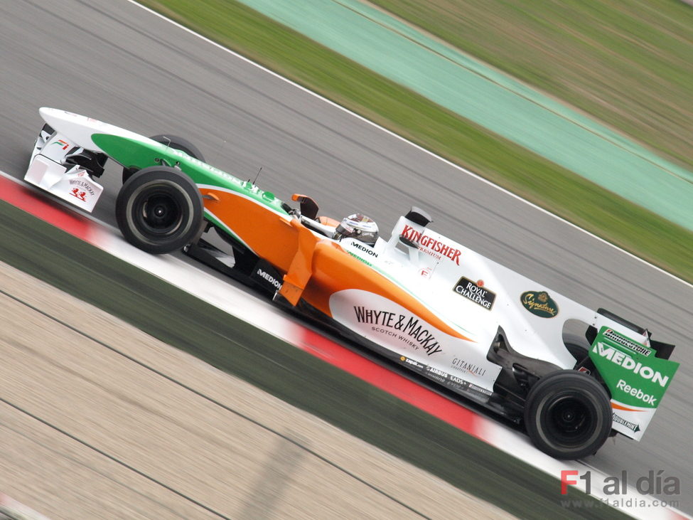 Sutil con el VJM03