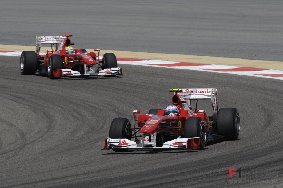 2 Ferrari en los 3 primeros puestos