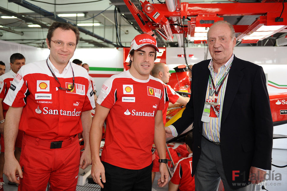 Domenicali, Alonso y el Rey