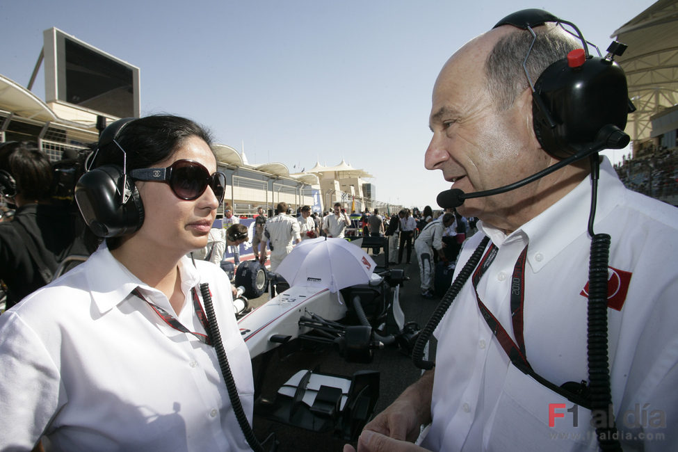 Monisha Kaltenborn y Peter Sauber