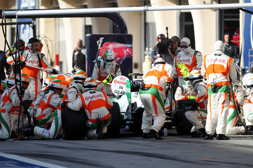 Primera parada para Liuzzi