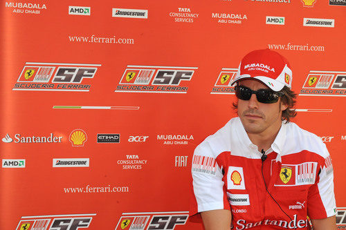 Alonso en rueda de prensa