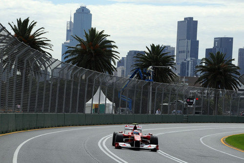 El segundo monoplaza de Ferrari en pista