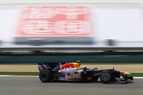 Webber en la calificación de China