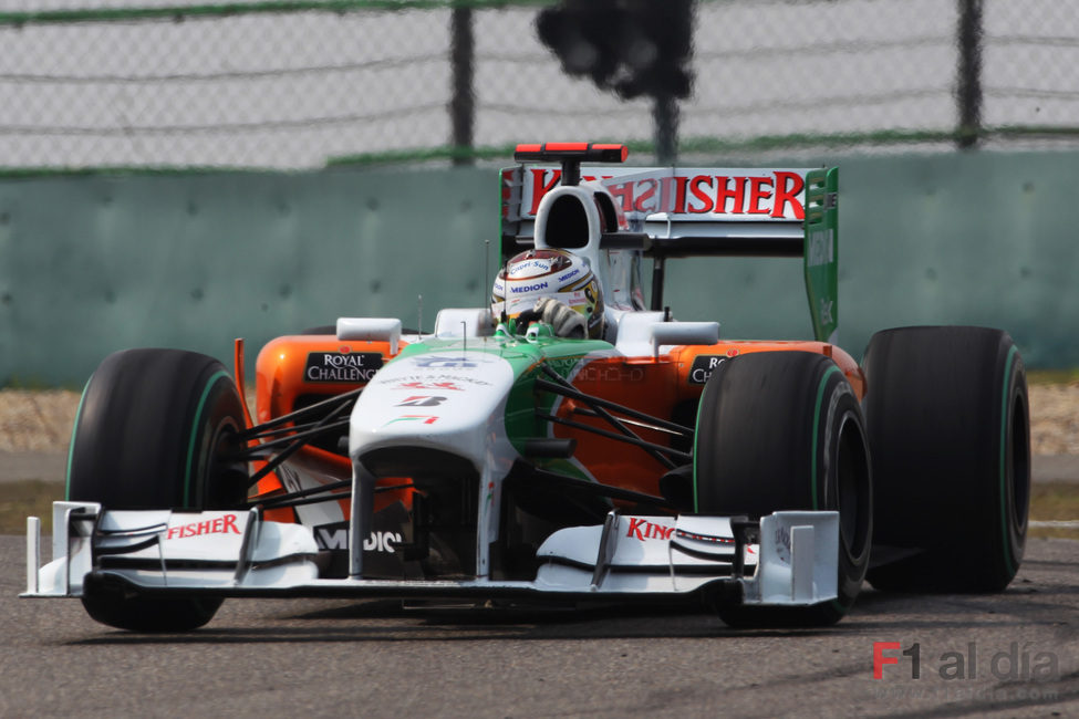 Adrian Sutil en el GP de China 2010