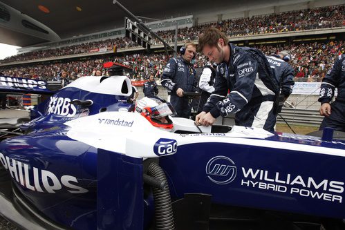 Barrichello metido en su monoplaza