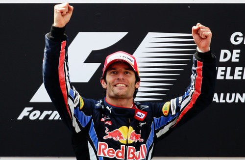 Mark Webber, ganador del GP de España 2010