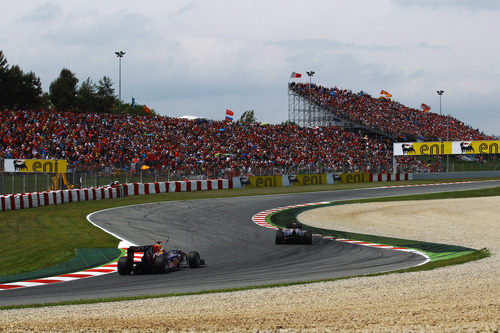 No cabe un alma en las gradas de Montmeló