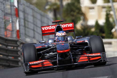 Jenson Button en el GP de Mónaco 2010