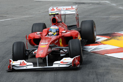 Alonso durante la remontada