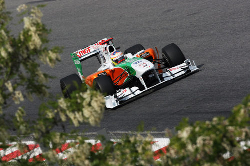 Paul di Resta vuelve a rodar con el Force India