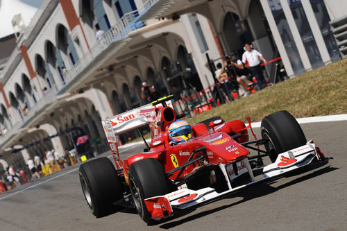 Alonso en el Gran Premio de Turquía