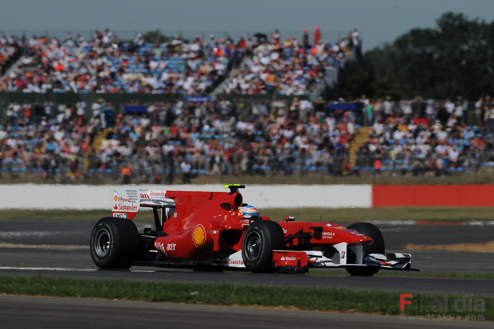 Alonso en la pista