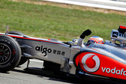 Button en Silverstone