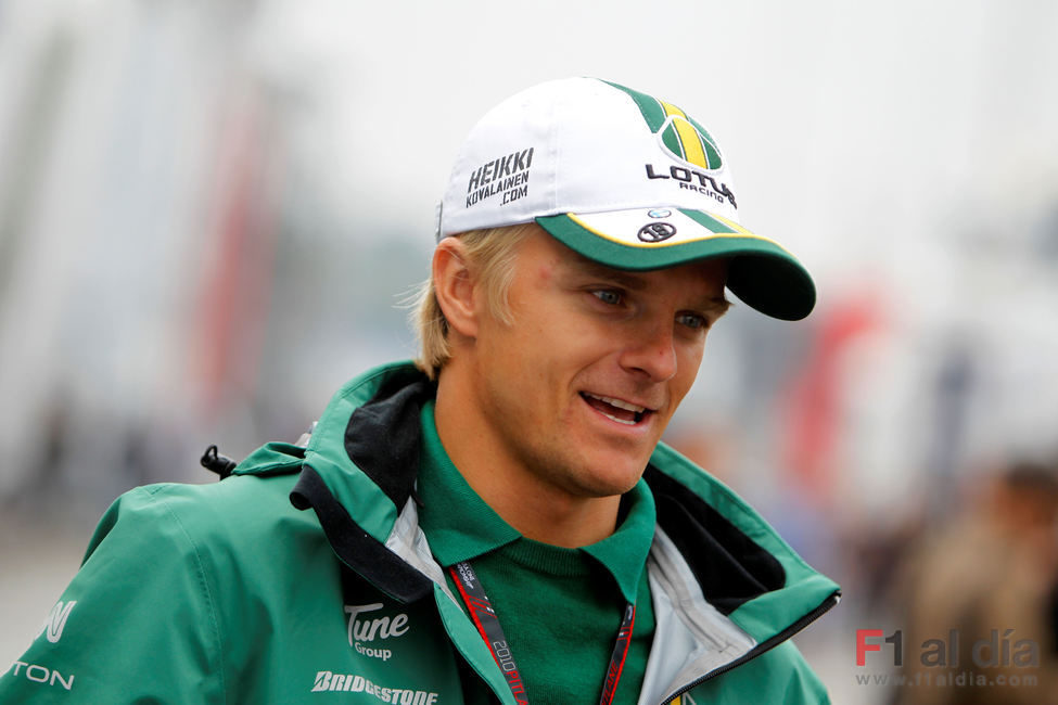 Kovalainen llega al circuito