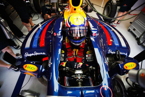 Webber en su Red Bull