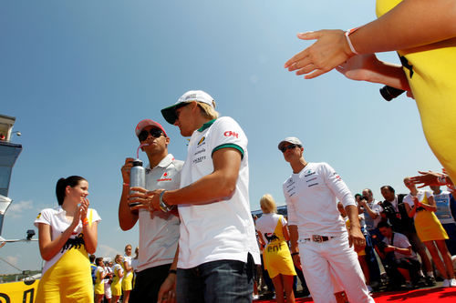 Kovalainen y Hamilton