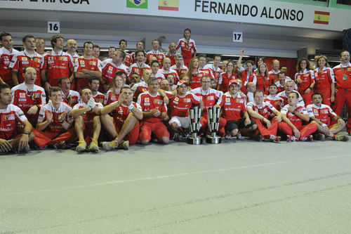 El equipo Ferrari