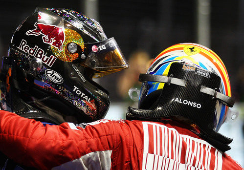 Alonso y Vettel