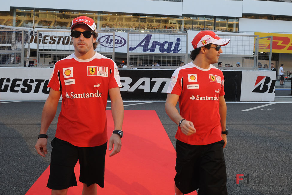 Massa y Alonso