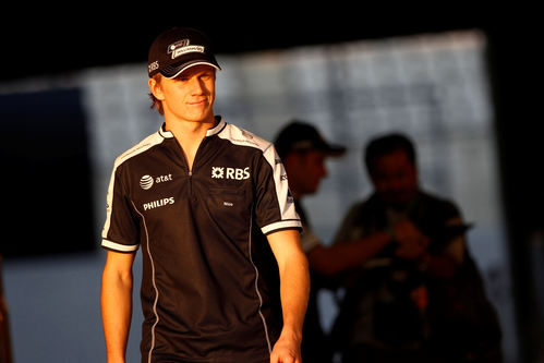 Hulkenberg llega al circuito