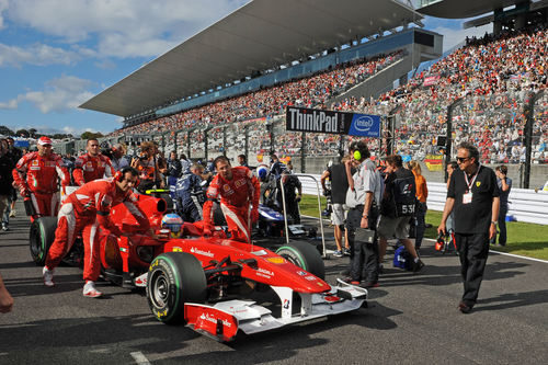 Alonso a la parrilla