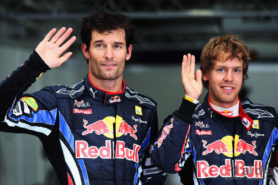 Webber y Vettel 