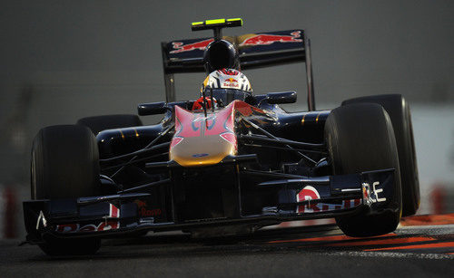 Jaime Alguersuari en el GP de Abu Dabi 2010