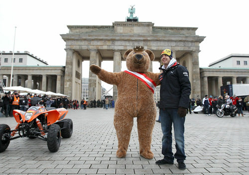 Vettel y el oso