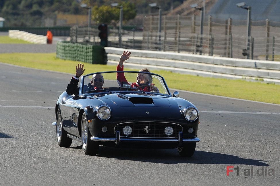 Luca di Montezemolo y Emilio Botín en el 250 California