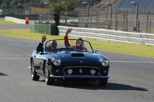 Luca di Montezemolo y Emilio Botín en el 250 California