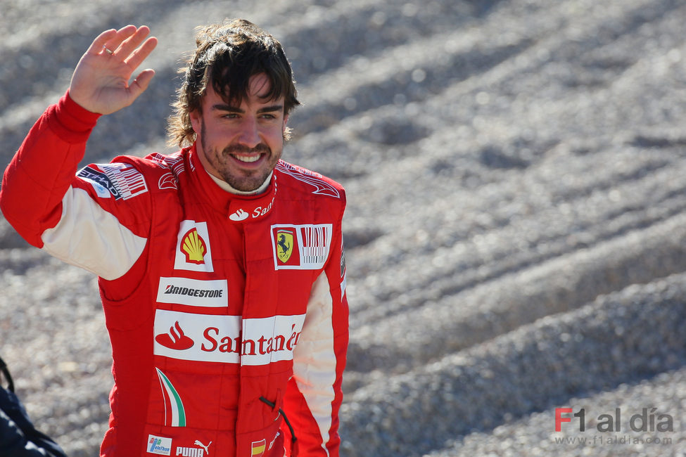 Alonso feliz en las Ferrari World Finals